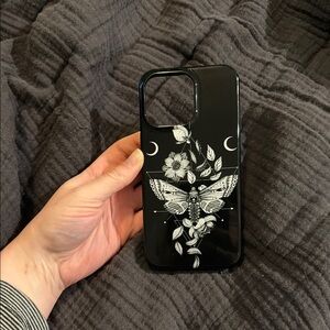 iPhone 15 Pro Max Celestial Witchy Moth Phone Case